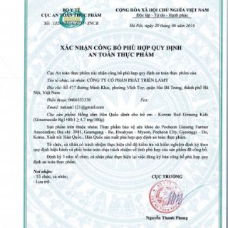 Trà sâm Hàn Quốc hộp gỗ