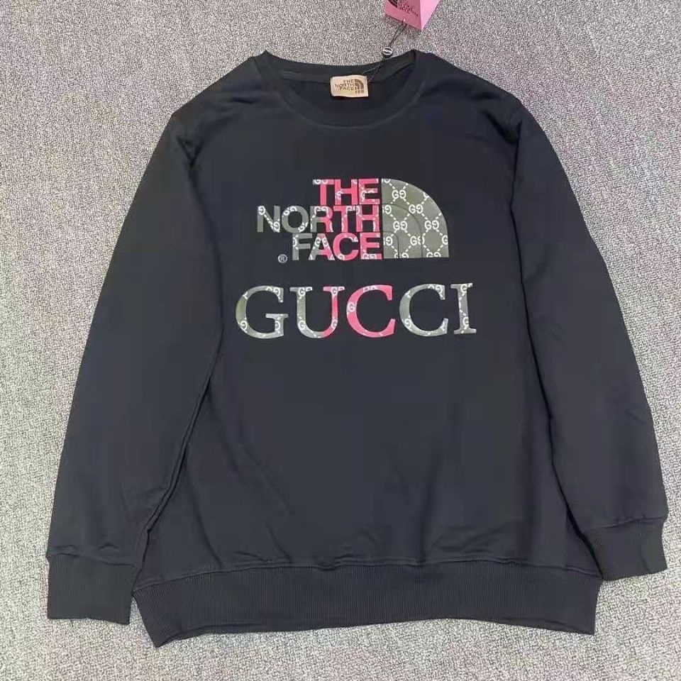Hàng Sẵn Sàng! Áo Hoodie Phổ Biến Của Gucci! Áo Sơ Mi Cotton Tay Dài Dáng Rộng Thời Trang Dành Cho Cặp Đôi