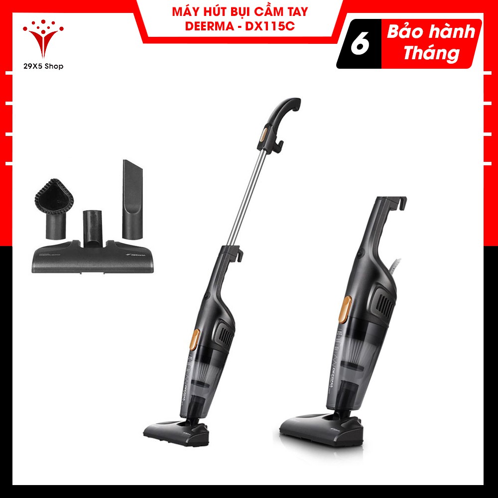 Máy hút bụi cầm tay Deerma Vacuum Cleaner DX115C / Deerma DX118C - Máy hút bụi gia đình, dễ dàng tháo lắp - 29X5 Shop