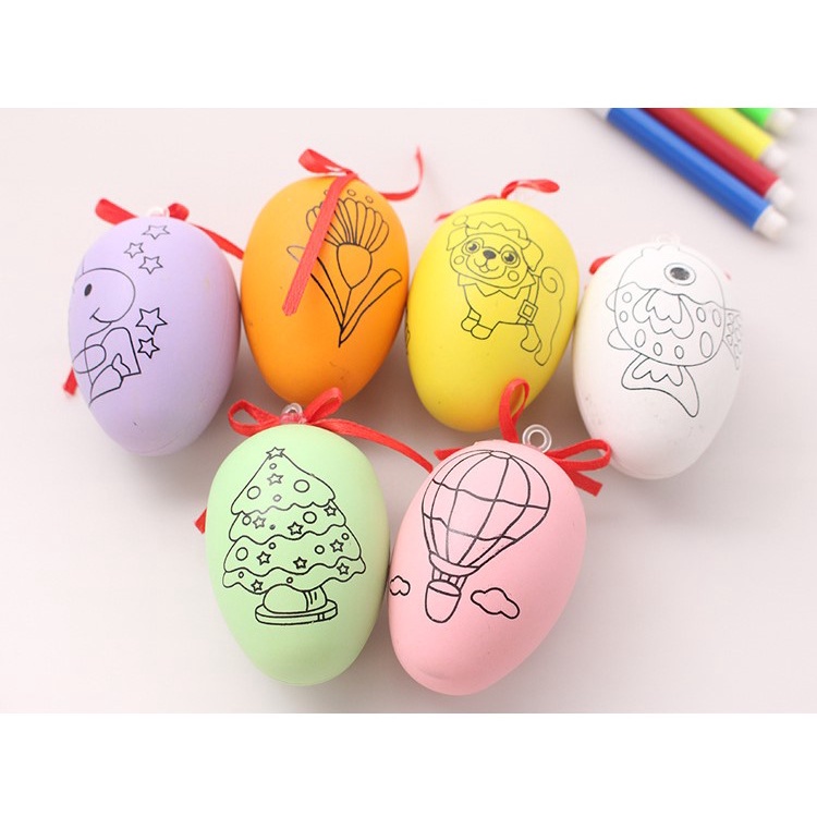 Trứng Tô Màu Kèm Bút