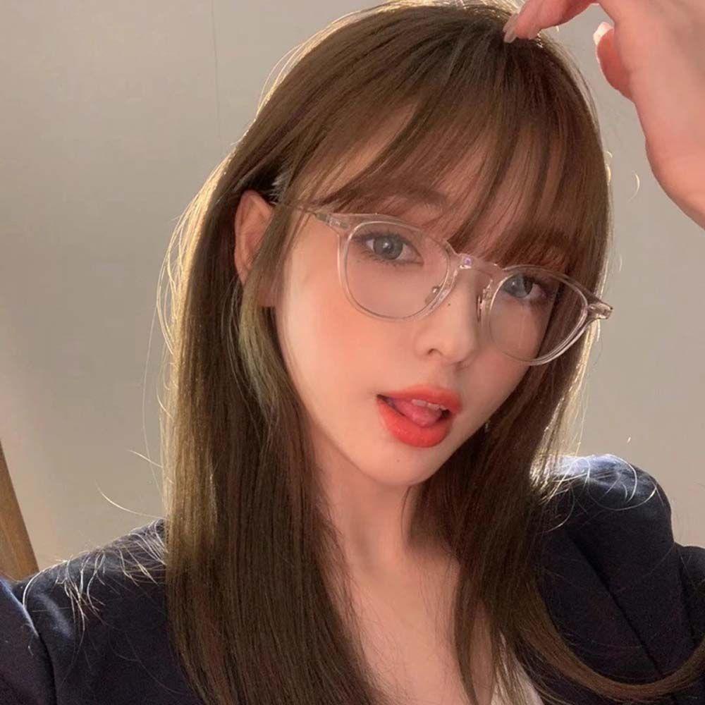 Kính Chống Bức Xạ WMES15H Gọng Vuông Kim Loại Màu Đen Dành Cho Nữ