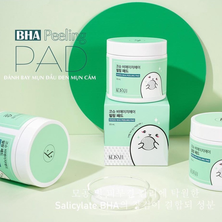 PAD BÔNG LAU MỤN KOSXU sạch sâu Freeship