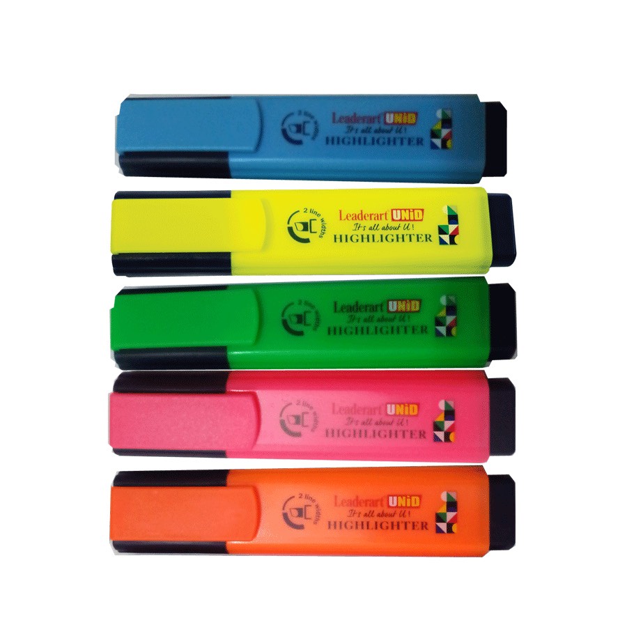 Bút dạ quang thân vuông LA101HL - Hộp 10 chiếc
