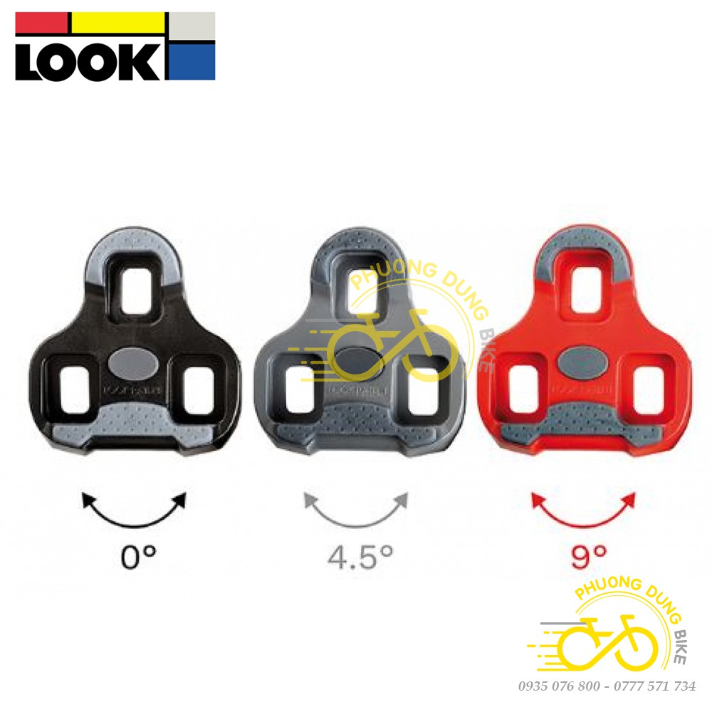 Bộ can cá pedan xe đạp LOOK KÉO GRIP