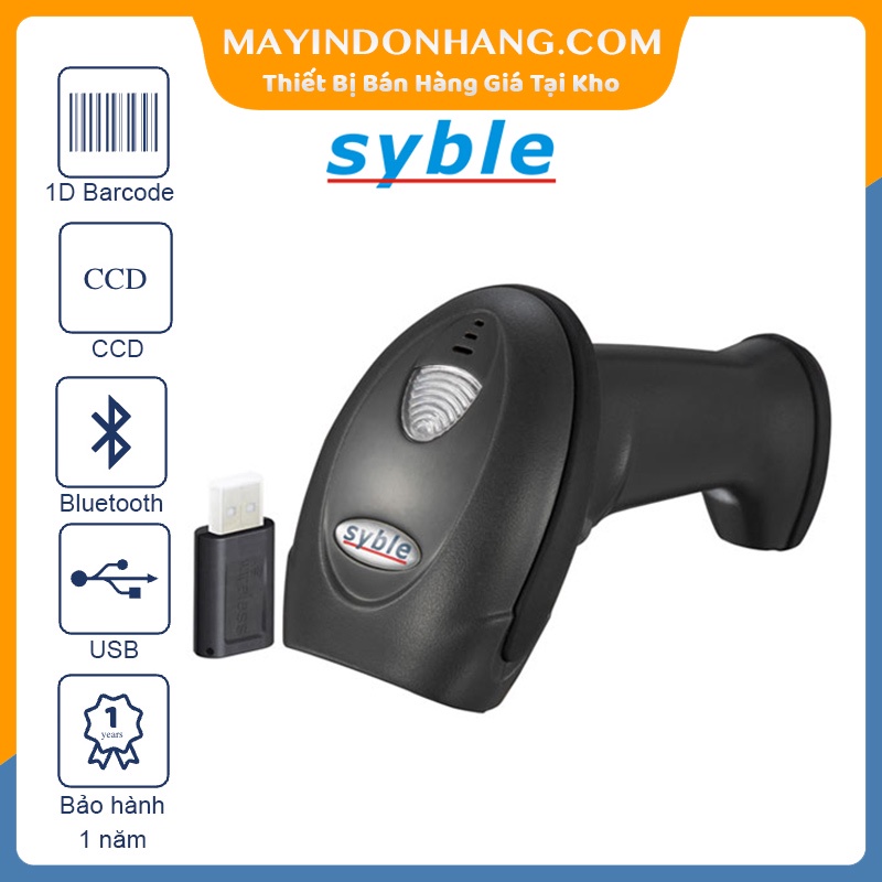  Máy đọc mã vạch không dây cầm tay Syble 147 - 1D - CCD Siêu nhạy