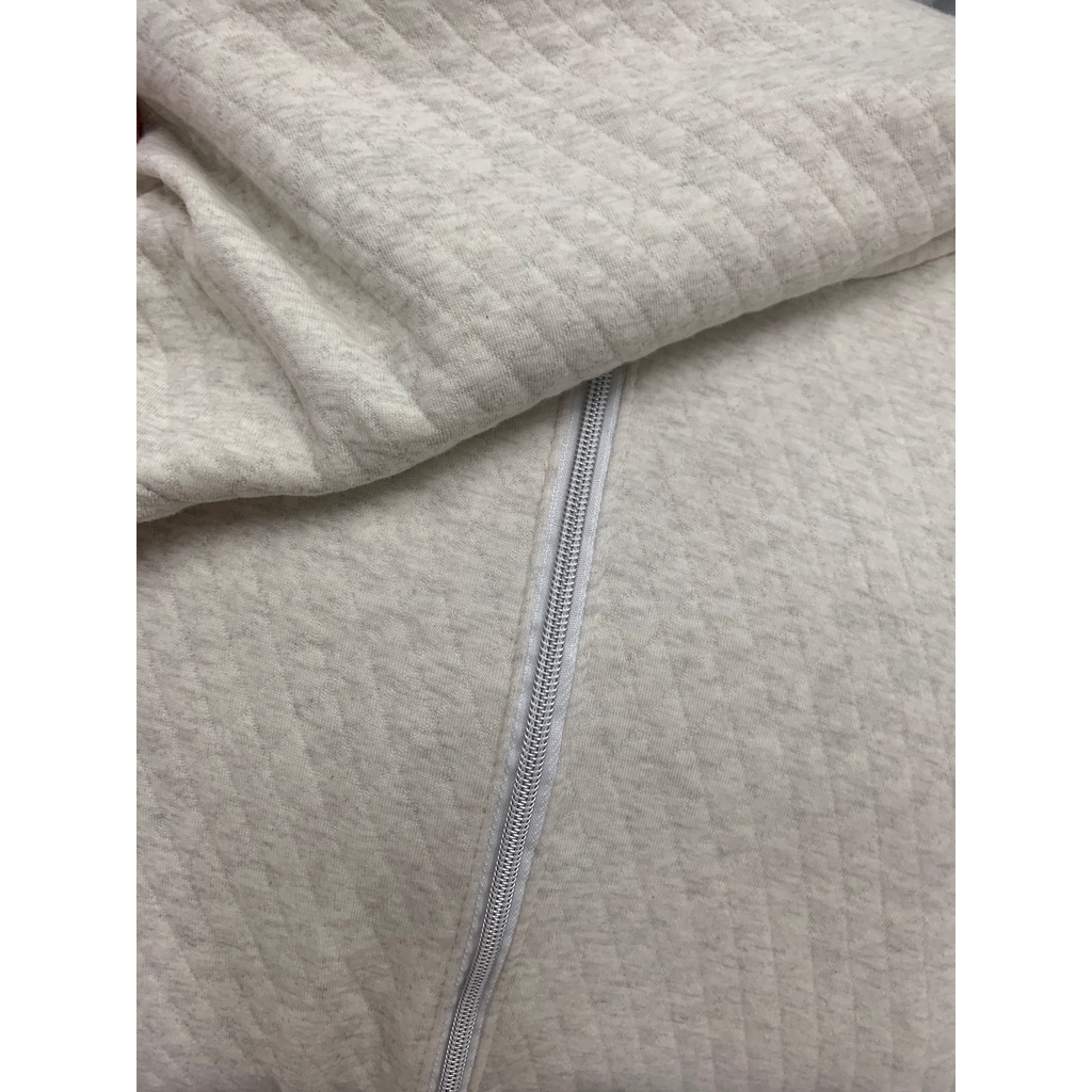 Áo khoác nỉ xốp QC 4 màu (trắng/đen/xanh lá, xanh dương) form rộng chất dày dặn mềm mịn Mitsotre, mùa đông, áo khoác nỉ