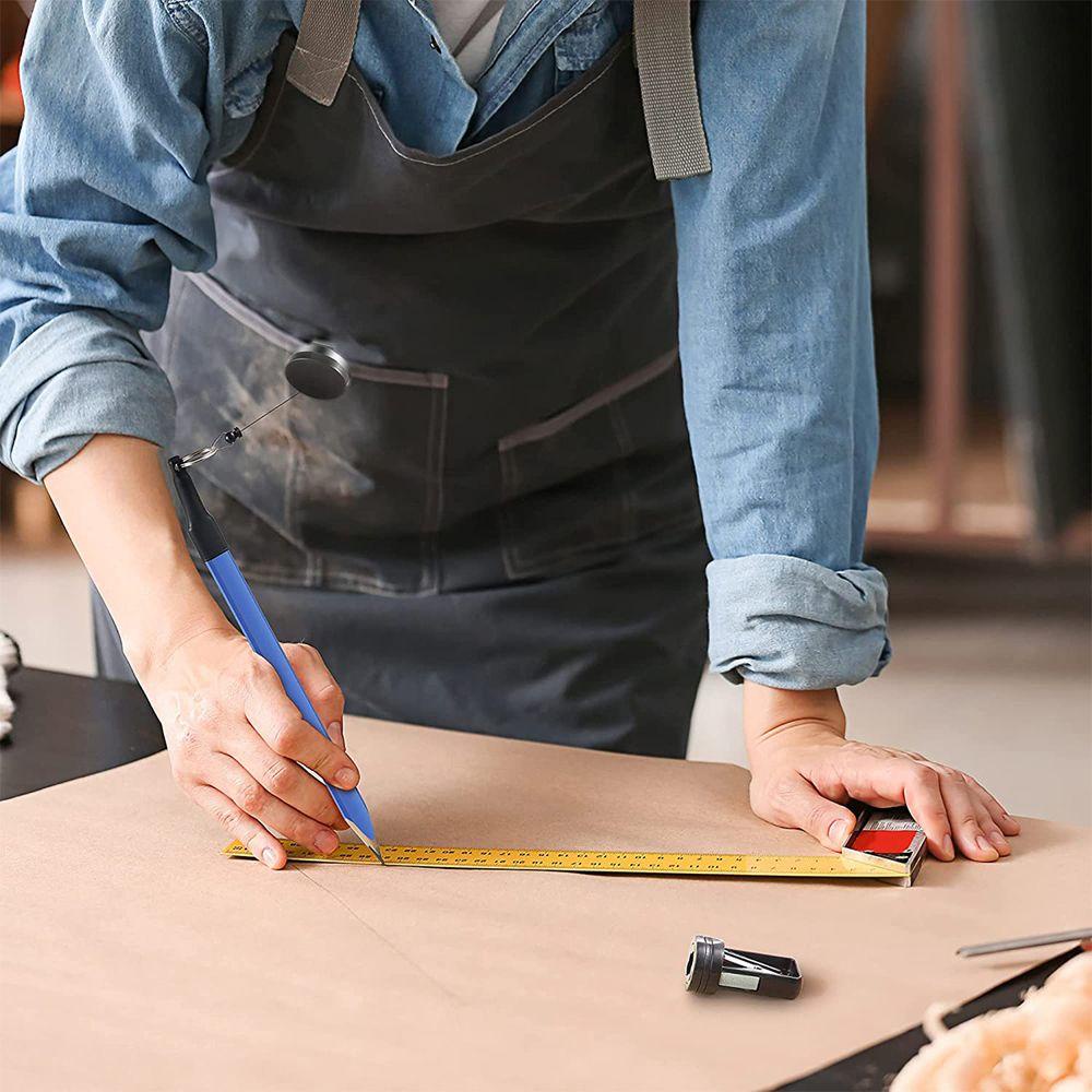 PEWANY Bút Đánh Dấu Đầu Phẳng Cho Thợ Xây Dựng / Vẽ Tranh / Làm Mộc DIY