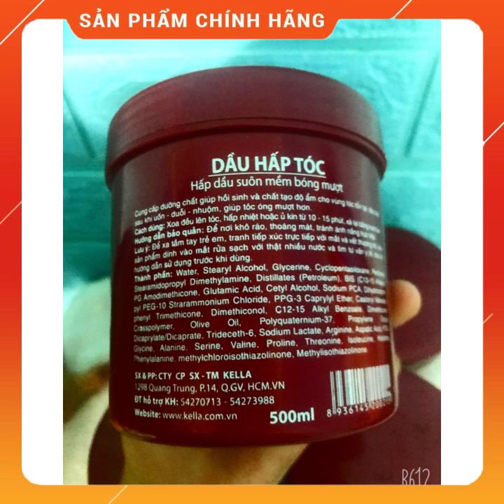 [Tận gốc] hấp dầu kella cung cấp các dưỡng cần thiết chất cho tóc,sau những lần uốn- duỗi -nhuộm, gúp tóc óng mượt hơn $