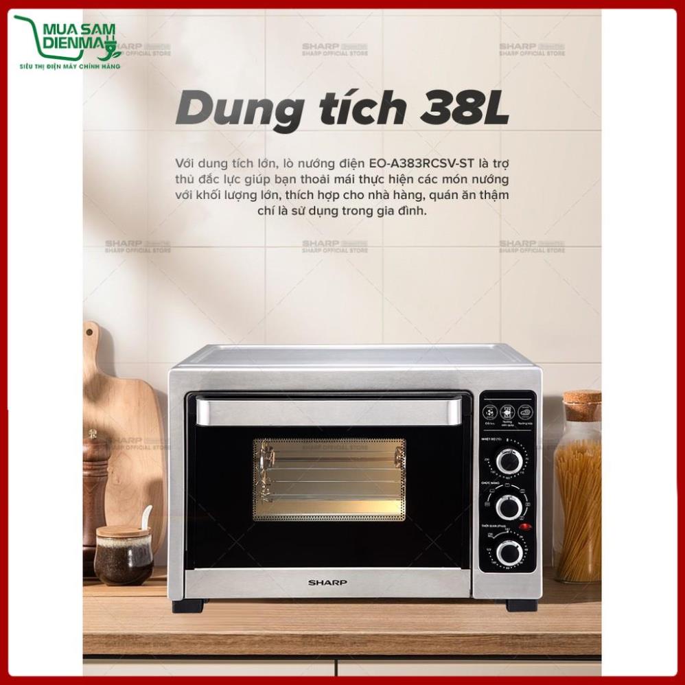 Lò Nướng Điện Sharp EO-A383RCSV-ST 38L