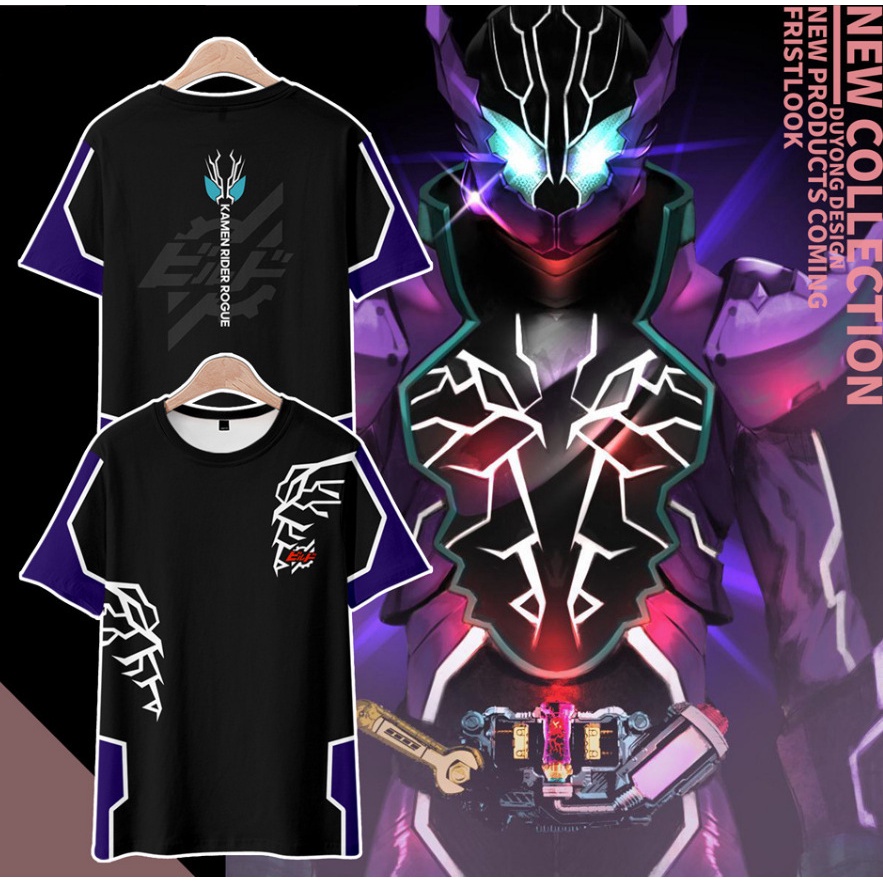 Áo Thun Tay Ngắn In Hình Kamen Rider Rogue Merchandise Cá Tính