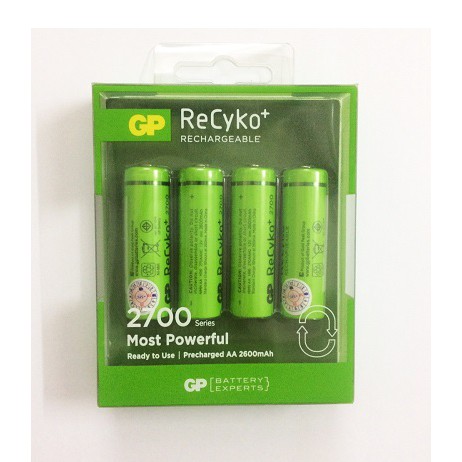 Pin Sạc AA GP Recyko 2700mah Vỉ 4 Viên