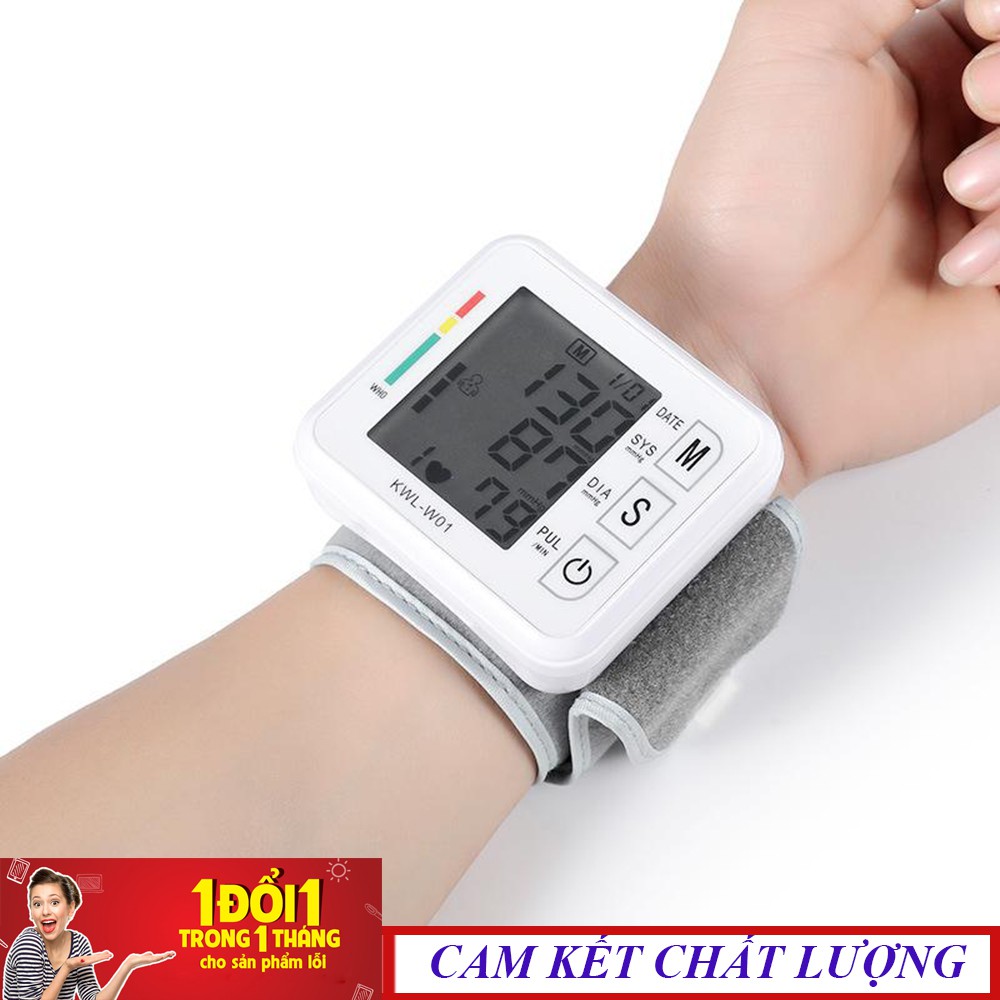 Máy Đo Huyết Áp Cổ Tay Thông Minh (BẢO HÀNH 12 Tháng+tặng pin)