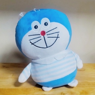 Thú Bông Đoremon áo sọc tay thòng, cầm thư bông mịn