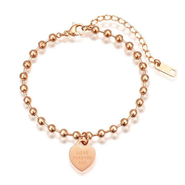 Steel Anklet Color Gold Anklet Titanium Steel Rose Gold | BigBuy360 - bigbuy360.vn