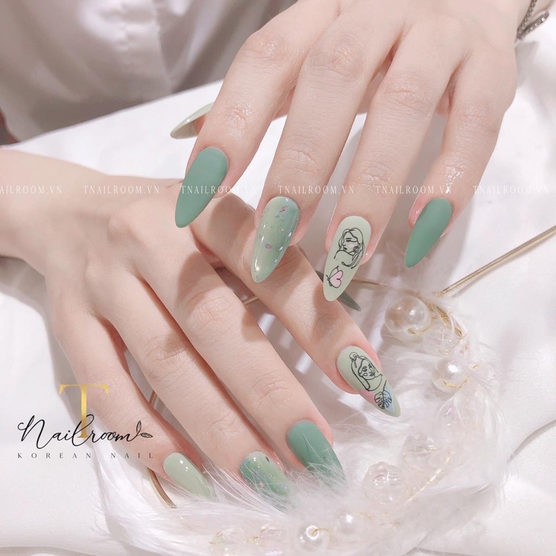 Stick hoạ tiết tượng hình dán nail, stick trang trí móng Thiên Di Nail