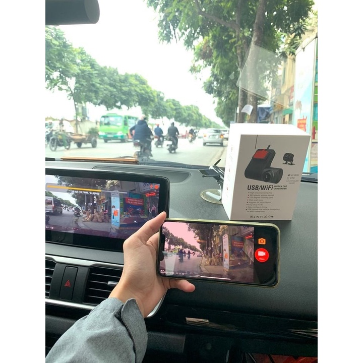 V2 WIFI Camera Hành Trình Màn Hình Android - XEM VIDEO TRÊN ĐIỆN THOẠI | BigBuy360 - bigbuy360.vn