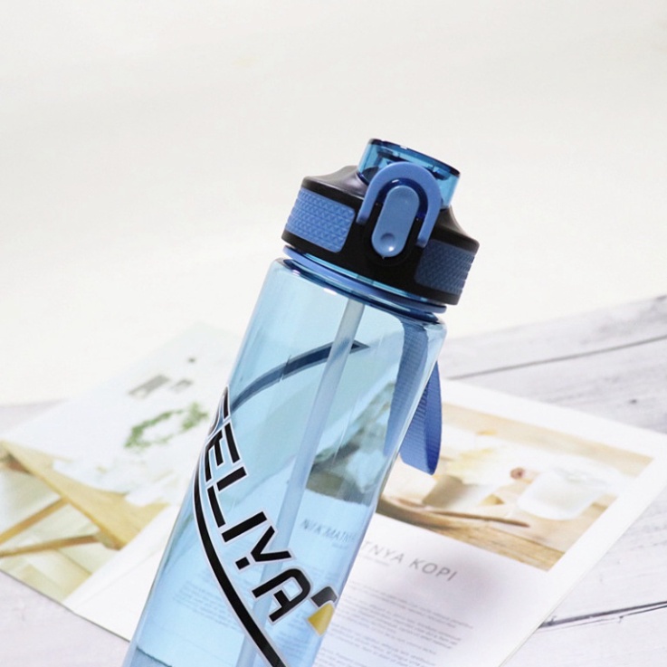 Bình nước thể thao, bình đựng nước tập gym SELIYA 700ml nhựa nguyên sinh kháng khuẩn Ag+ cao cấp 2022