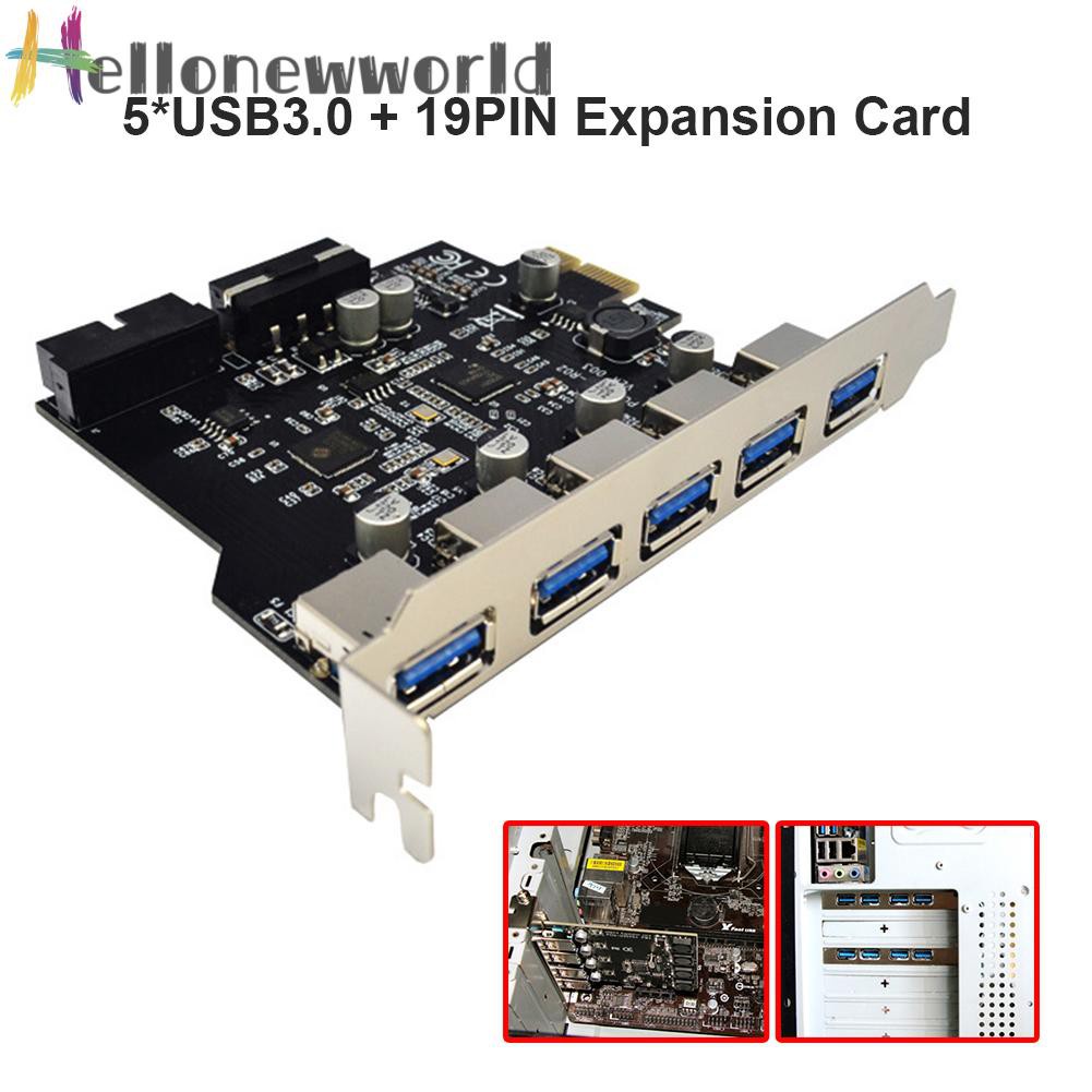 Card Mở Rộng Pci-E 5 Cổng Usb 3.0