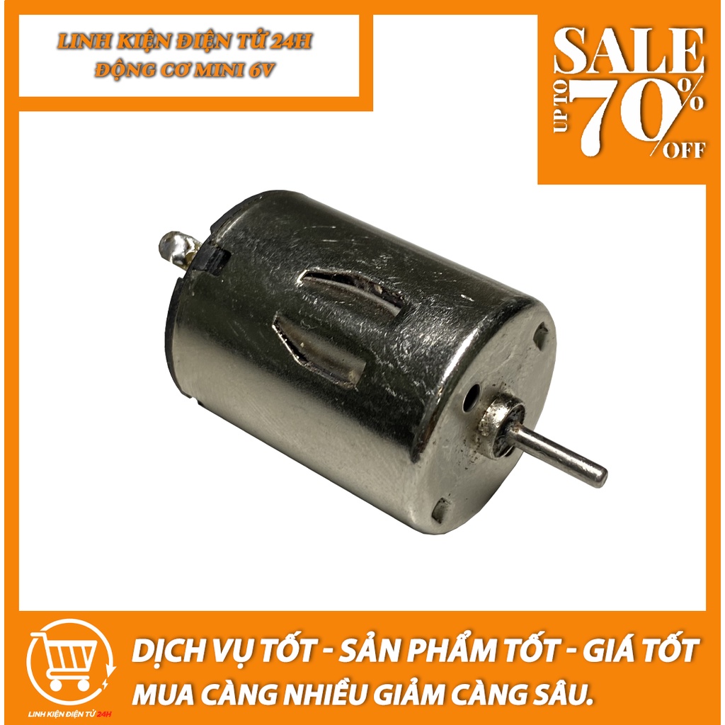 Động Cơ Motor Mini Dc 360 6V - Lk0031 (Siêu Êm)