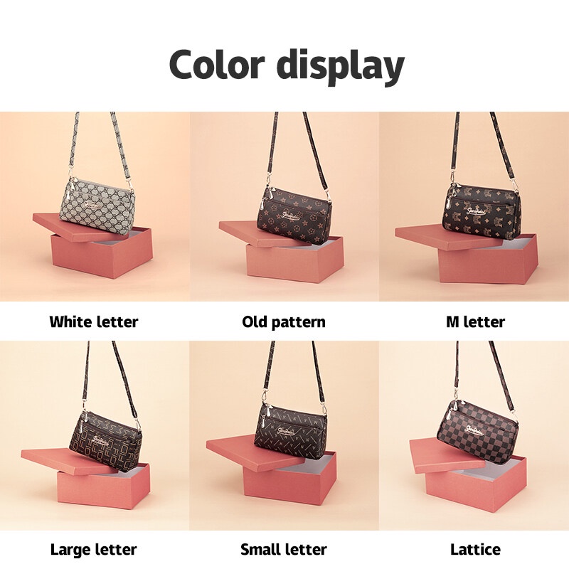 Túi đeo vai YADOU họa tiết cổ điển xinh xắn thời trang cho nữ