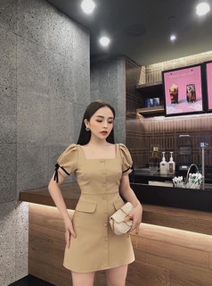 ĐẦM CỔ U HAI TÚI