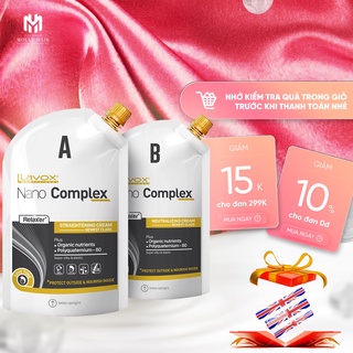 [Tặng Bao Tay] Thuốc duỗi tóc,thuốc ép tóc phục hồi, siêu dưỡng tóc tại nhà Mollyhair Nano Complex thế hệ mới