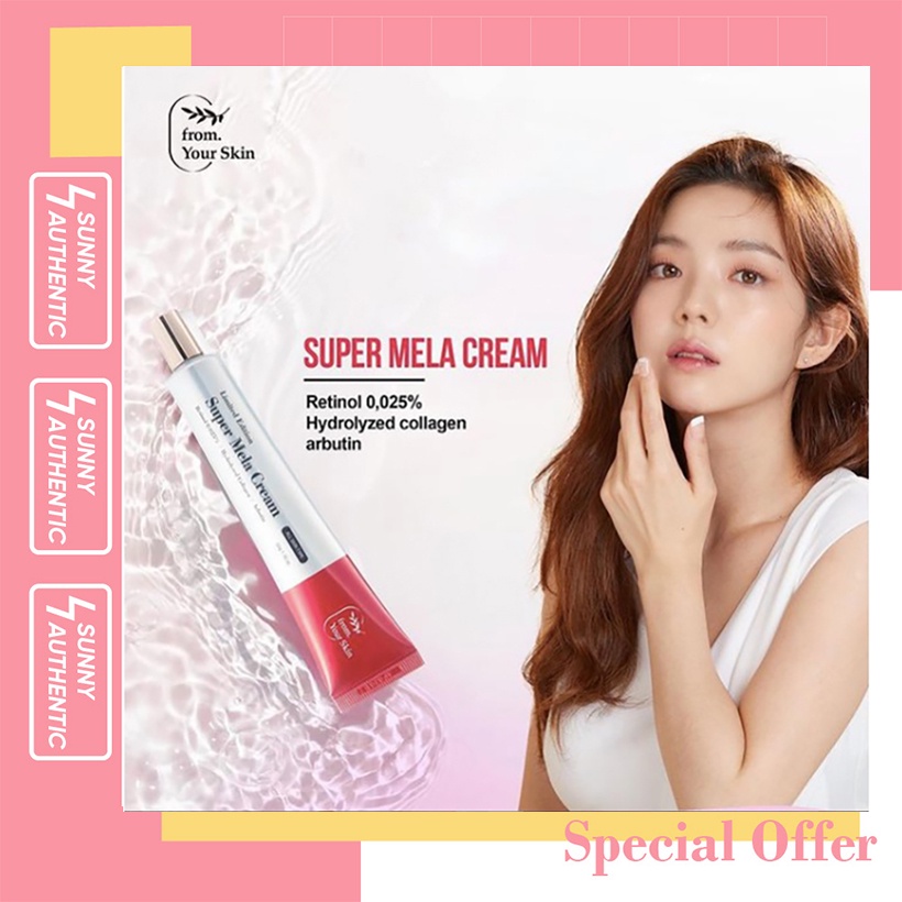 Kem Dưỡng Da Làm Mờ Vết Nám Chống Lão Hóa FROM YOUR SKIN Super Mela Cream 50g