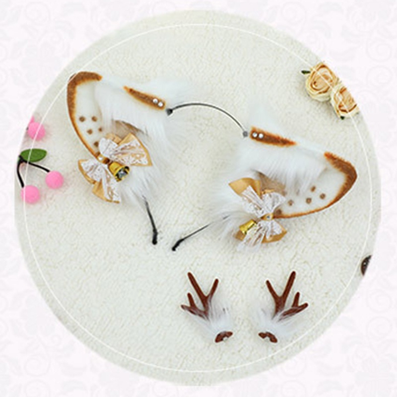 Cài Tóc Hình Tai Nai Hoạt Hình Bằng Vải Lông Dành Cho Bé Gái