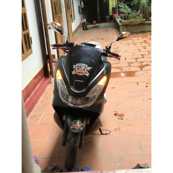 Cặp Gương chiếu hậu có đèn xi nhan xe máy HONDA SUZUKI ....