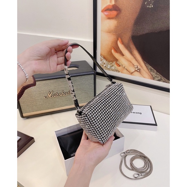 TÚI ALEXANDER WANG ĐÍNH ĐÁ KẸP NÁCH FULLBOX