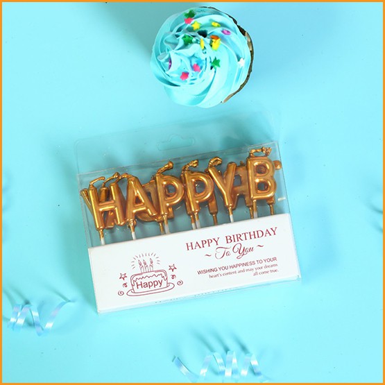 Nến Chữ Sinh Nhật Happy Birthday Hà Nội Cake Trang Trí Bánh Sinh Nhật, Trang Trí Bánh Kem