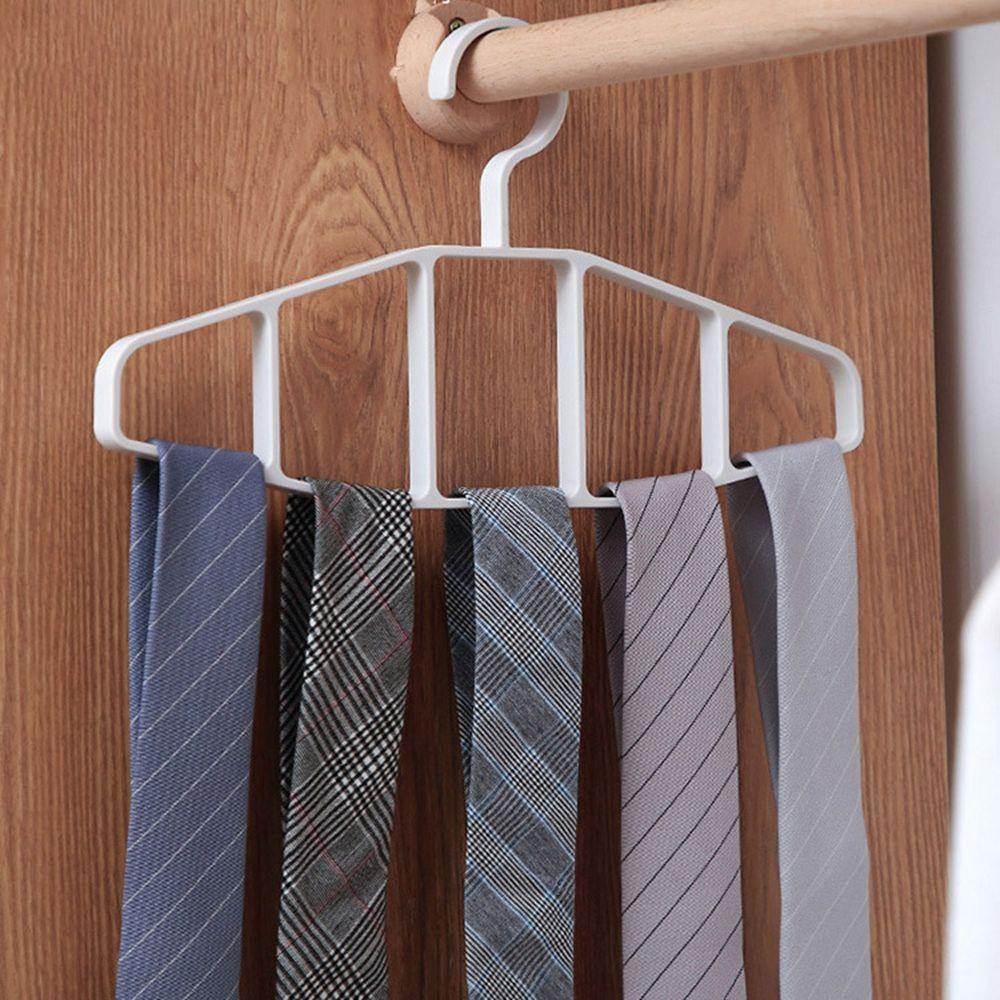 Giá Đỡ Móc Treo Khăn Choàng Đa Năng Tiết Kiệm Không Gian Màu Trắng