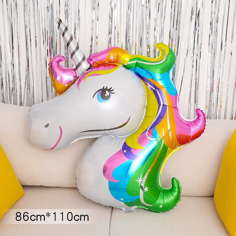 Bong Bóng Hình Kỳ Lân 3d Trang Trí Tiệc Sinh Nhật, Tiệc Cưới