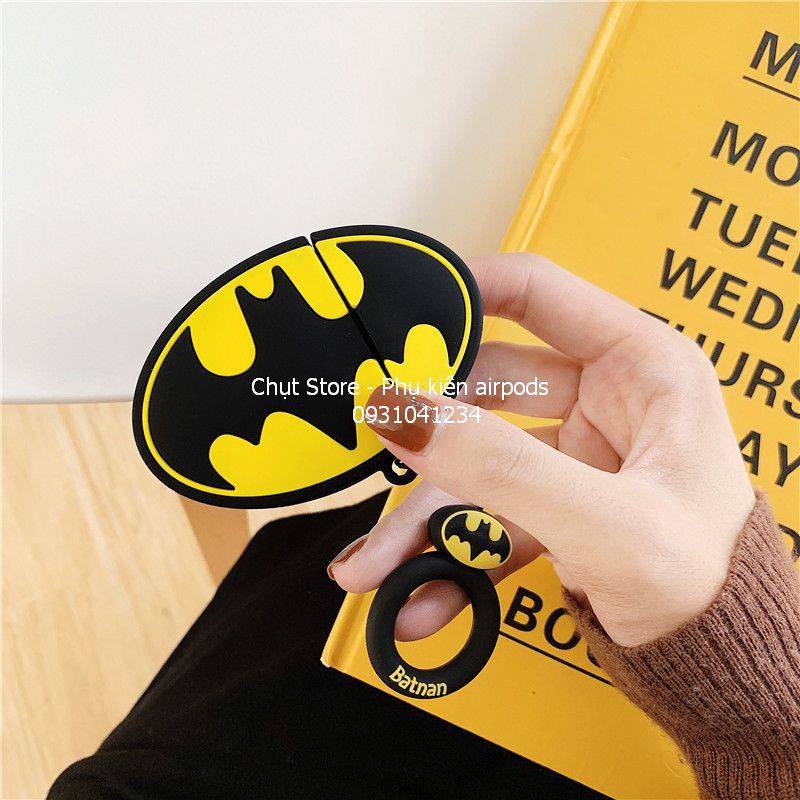 Airpods case # Mr Bean, Batmobile, Tàu Vũ trụ, và huy hiệu Batman