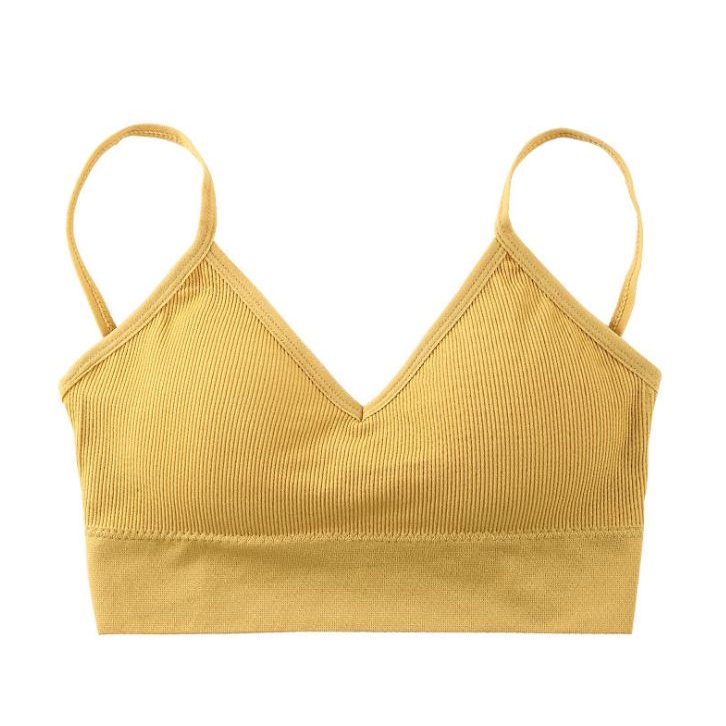 Áo Ngực cotton Không Gọng Dây Chéo Lưng Gợi Cảm Cỡ Lớn 45-65kg