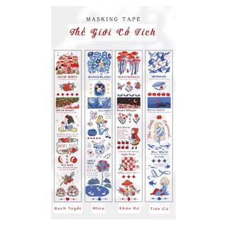 Sticker cổ tích trang trí sổ 【Ver 1】