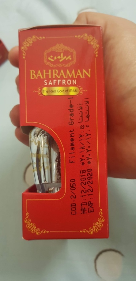 Hoa Nghệ Tây Saffron Bahraman cao cấp loại 1gr