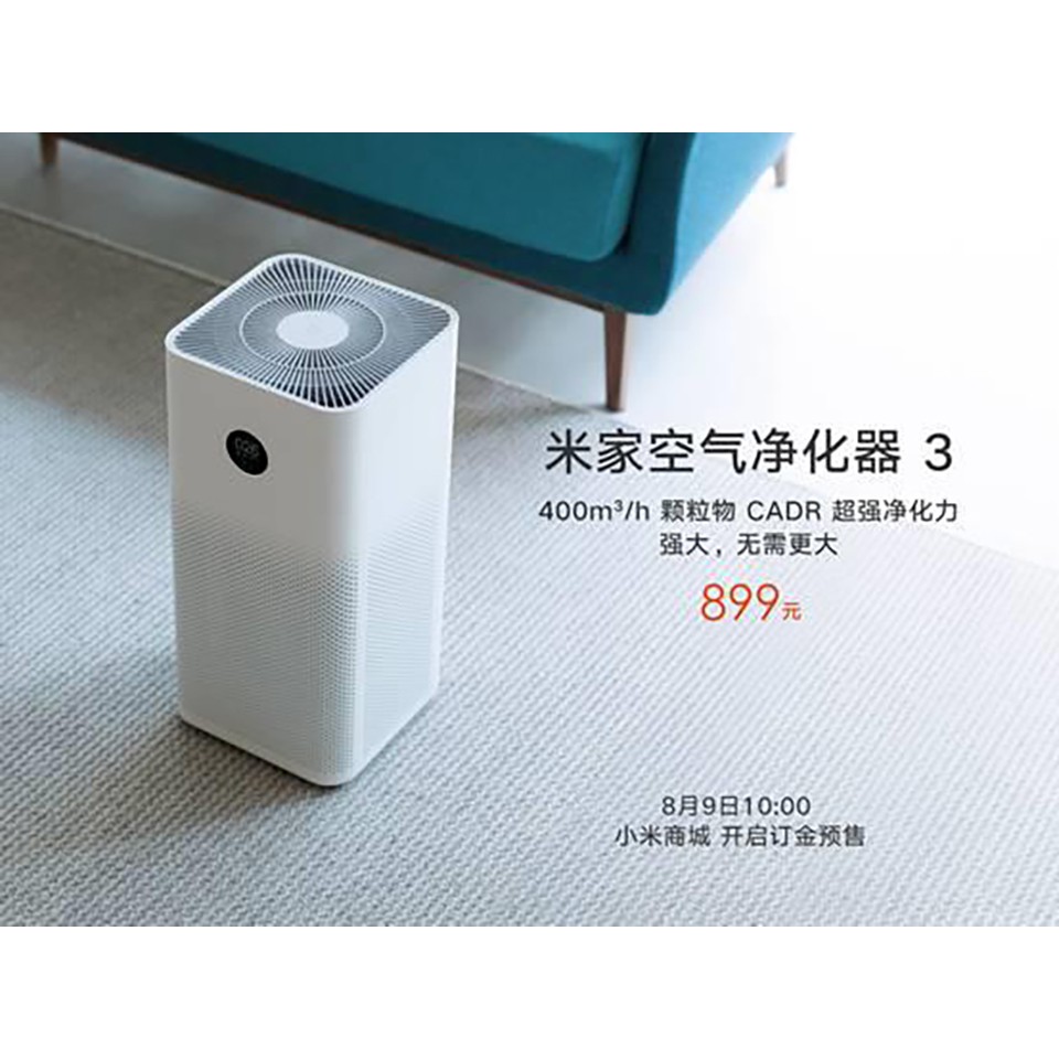[Bảo Hành 1 năm] Máy lọc không khí Xiaomi 3H | Gen 3 Mi Air Purifier - Bản Quốc Tế - Chính Hãng
