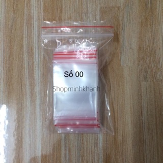 50 Chiếc Túi Zip nhỏ số 00 (size 4x5cm)