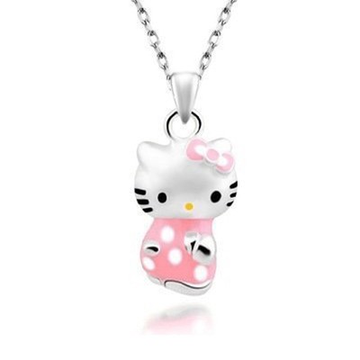 Set 3 Dây Chuyền Bạc S925 Mặt Hello Kitty