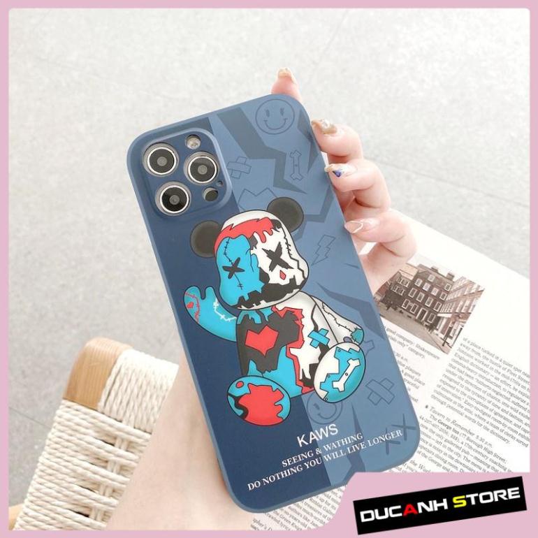 Ốp lưng iphone Kaws  cạnh vuông 6/6plus/6s/6splus/7/7plus/8/8plus/x/xr/xs/11/12/13/pro/max/plus/promax T3