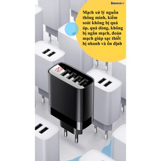 [4 cổng USB-30W]Đầu sạc Baseus Mirro Lake BS-E914