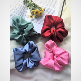 Dây Scrunchies màu trơn