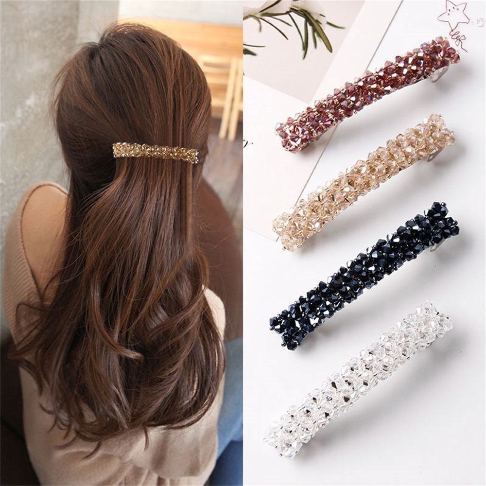Kẹp TóC ĐíNh NgọC Trai Giả NhiềU MàU ThờI Trang Cho Nữ 4 MàU
