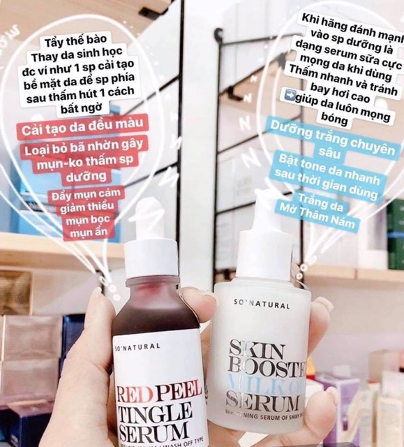(Mẫu mới) Tinh chất So’ Natural Skin Booster Milk Oil Serum | BigBuy360 - bigbuy360.vn