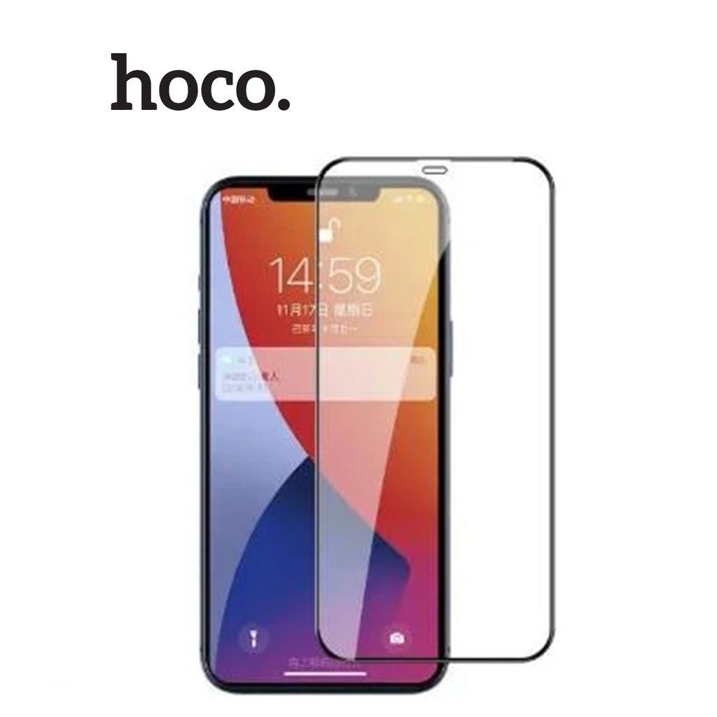 Kính cường lực Hoco G7 full màn hình chống bám vân tay, bảo vệ mắt, độ cứng 2.5D cho iPhone 12 Pro Max