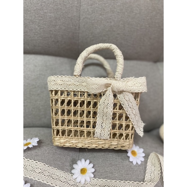 Túi cói mini