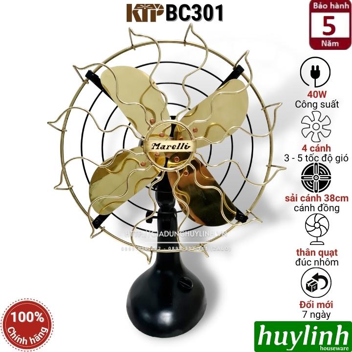 [Mã 44ELSALE1 giảm 5% đơn 3TR] Quạt bàn kiểu cổ Kim Thuận Phong KTP BC301