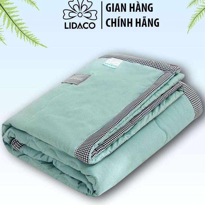 Chăn hè cotton đũi chần bông LIDACO Home 6 màu lựa chọn khổ rộng 2mx2m3