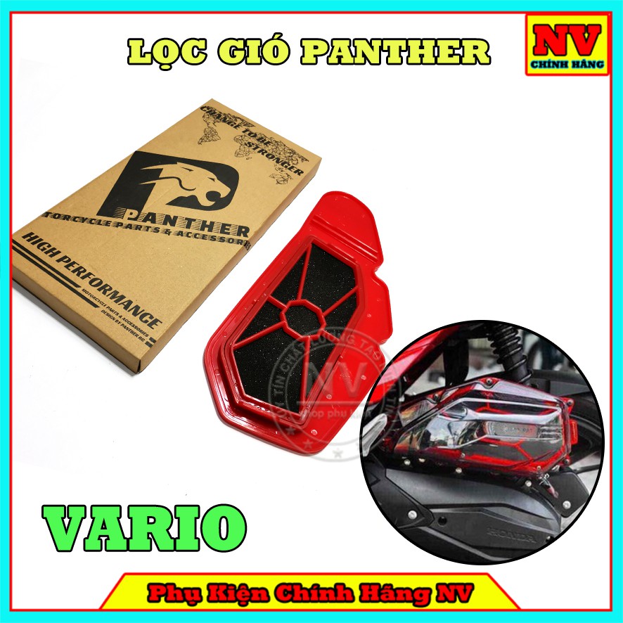Lọc Gió, Pô Air Độ Panther Outside Cho Vario, Click, AB, SH Mode